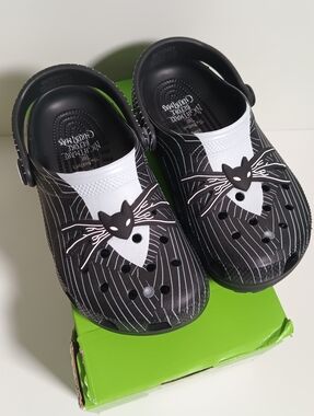 Disney Nightmare Before Christmas Jack Skellington Crocs  J 2